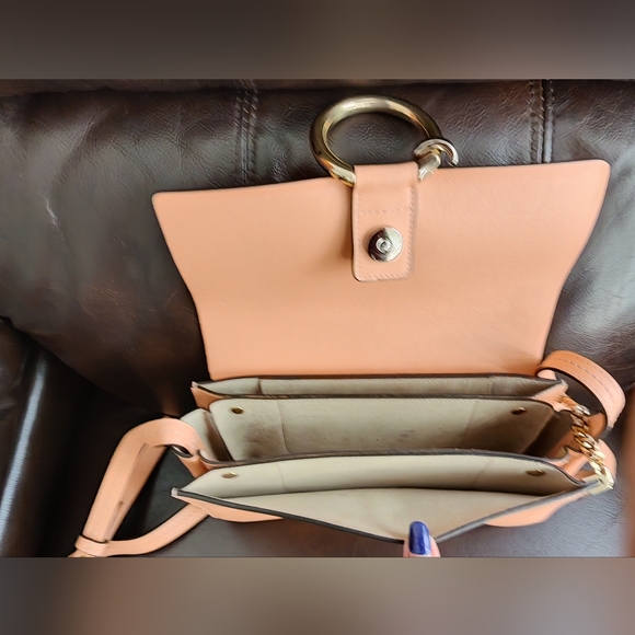 Chloe small Faye leather/suede shoulder/crossbody bag - Picture 3 of 7